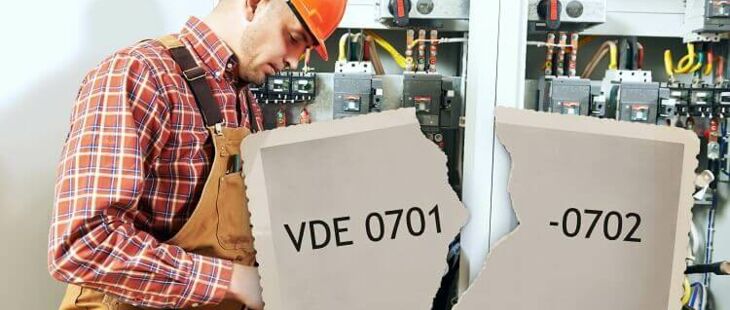Die VDE 0701 gilt für die Prüfung von Geräten nach Reparatur