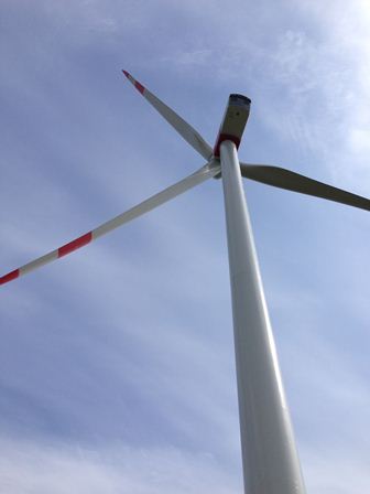 Moderne Multimegawatt-Windenergieanlage