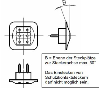 Konformer Adapter in gebogener Form